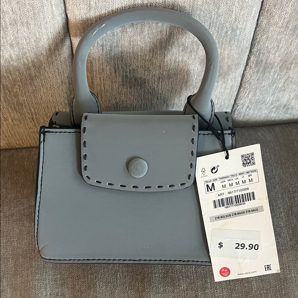 Zara Gray Mini Bag